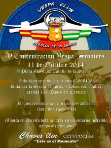 Concentración Vespa Cazalla