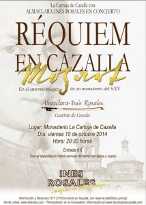 Réquiem de Mozart en la Cartuja de Cazalla