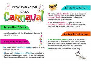 Programación Carnaval Alanís