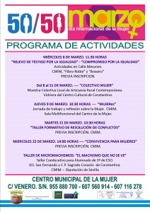Programa 8 marzo Constantina 2017