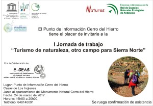 invitación TURISMO DE NATURALEZA PI Cerro