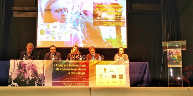 Almadén de la Plata acogió el I Congreso Internacional de Conservación Activa y Ornitología