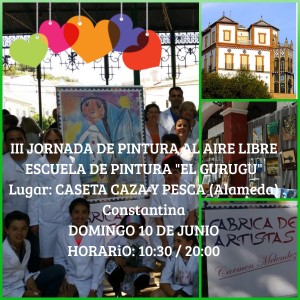 pintura al alire libre gurugú Constantina junio 2018